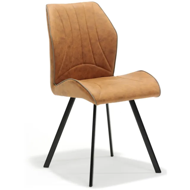 stoel Brenda cognac Bruin