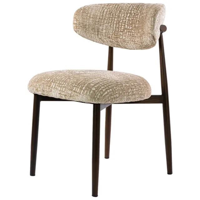 Nest of Nora Set van 2 - Nest of Nora Eetkamerstoel Talvi - Pocket vering - Monti zand / eetkamerstoelen met vering Beige
