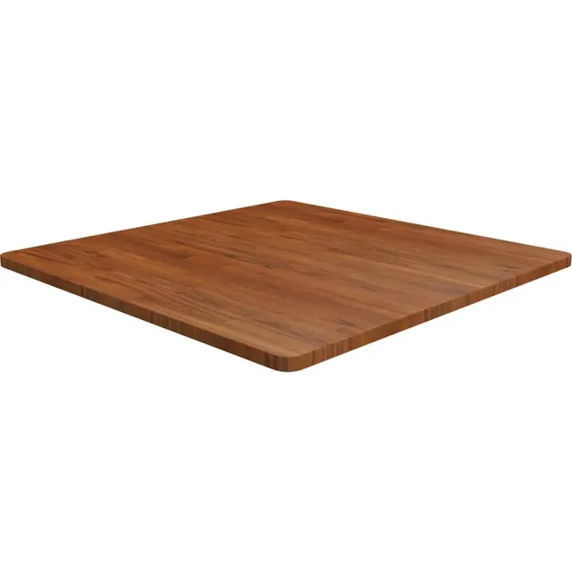 vidaXL Tafelblad vierkant 90x90x2,5cm behandeld eiken donkerbruin