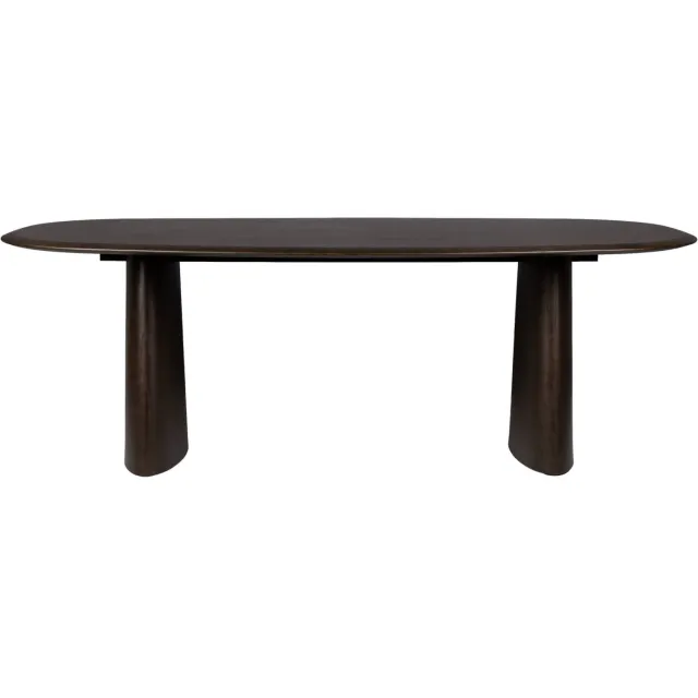 Housecraft Living rechthoekige houten eettafel Mandy 220x110 cm - bruin