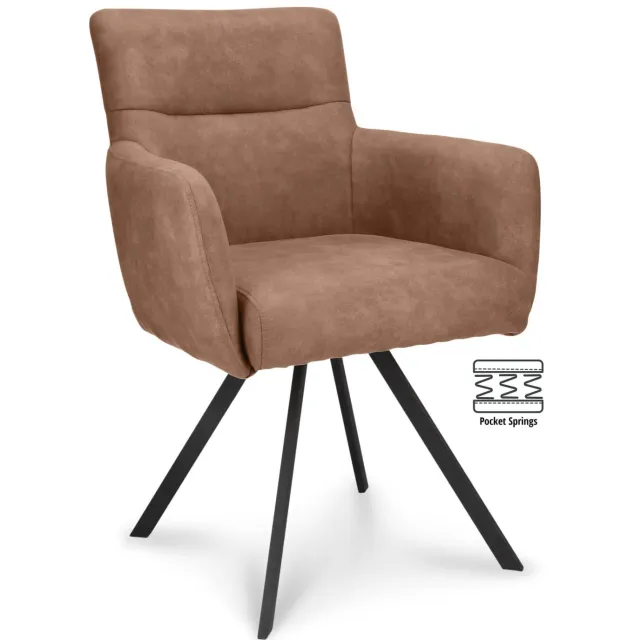 Wehkamp Home Kenzo eetkamerstoel mocca