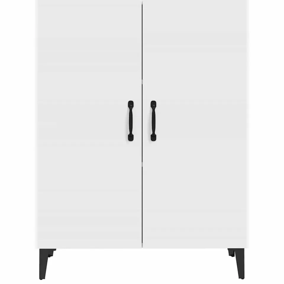 vidaXL Dressoir 70x34x90 cm bewerkt hout wit, foto 3
