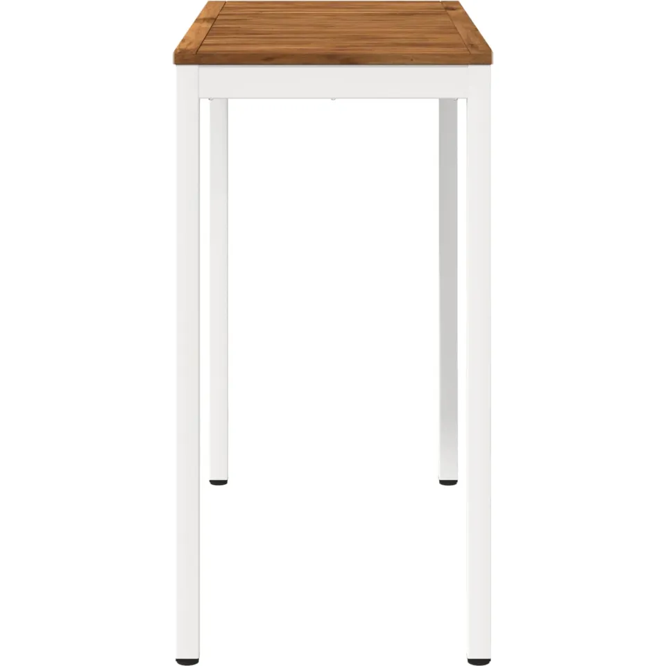 vidaXL Tuinbar Tafel NAARDEN Natuurlijk en Wit 108,5 x 55 x 105 cm, foto 4