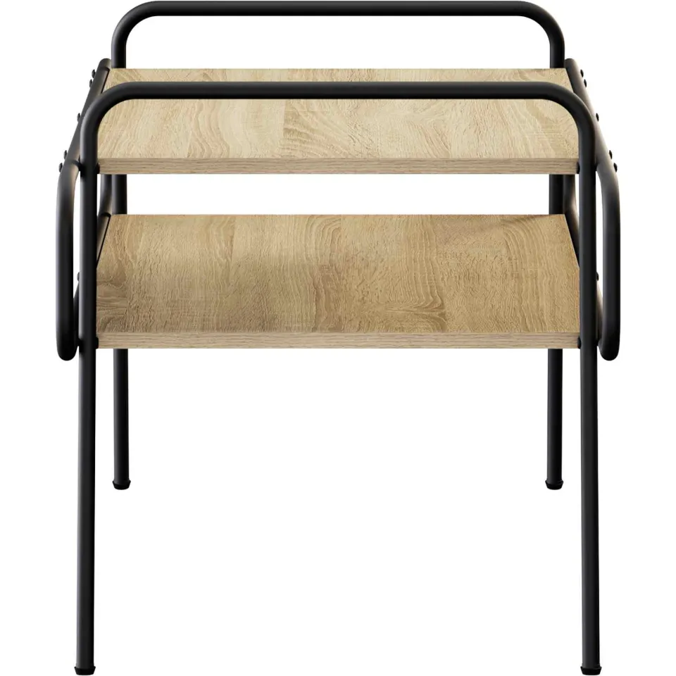 vidaXL Salontafel Sonoma Eiken 70 x 50 x 51 cm Bewerkt hout, foto 4