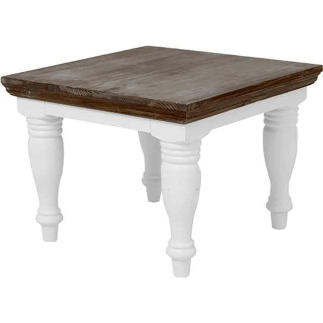 Tower Living Fleur bijzettafel - 60 cm sierpoot - wit
