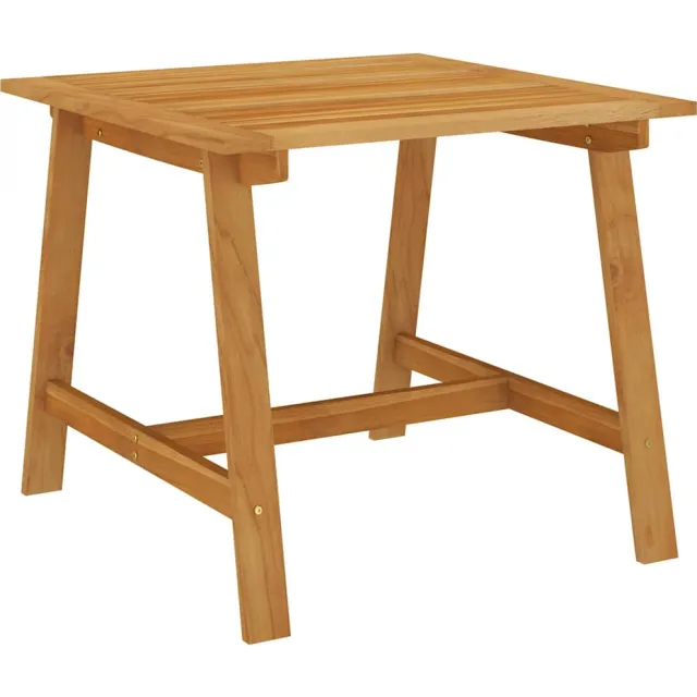vidaXL Tuintafel 88x88x74 cm massief acaciahout Bruin