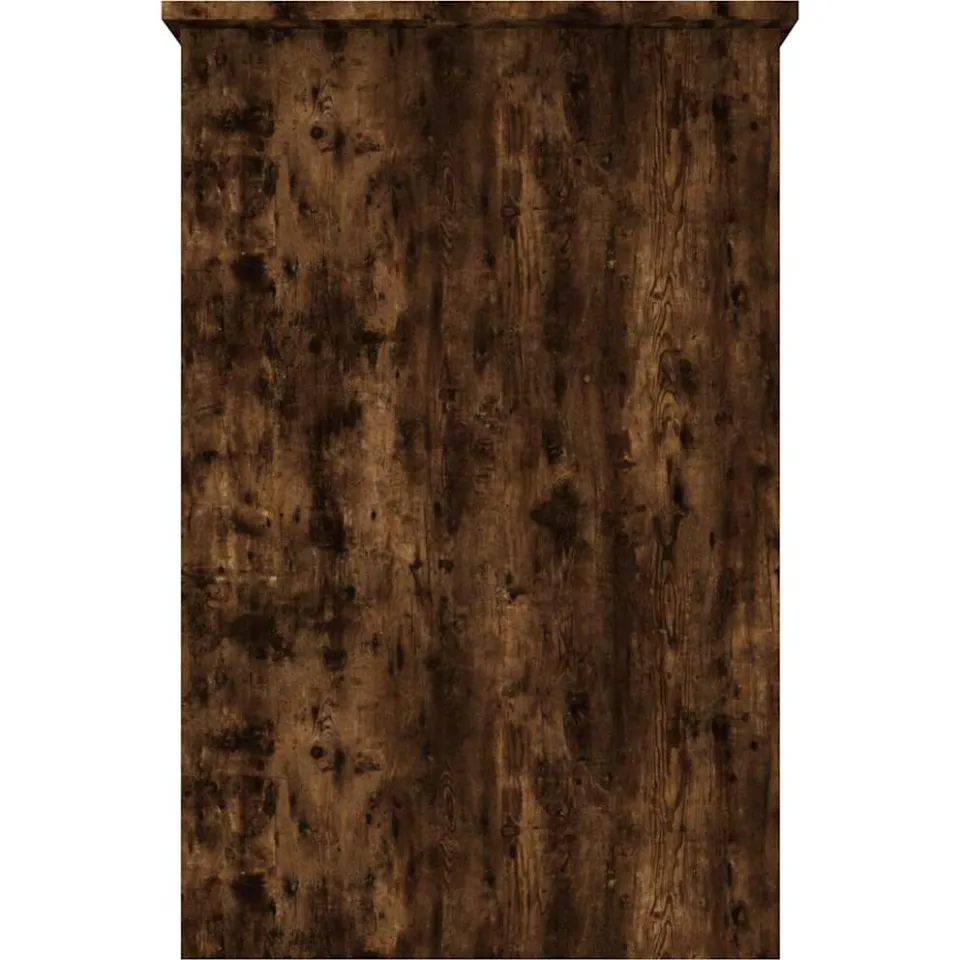 vidaXL Bureau 100x50x76 cm bewerkt hout gerookt eikenkleurig, foto 4
