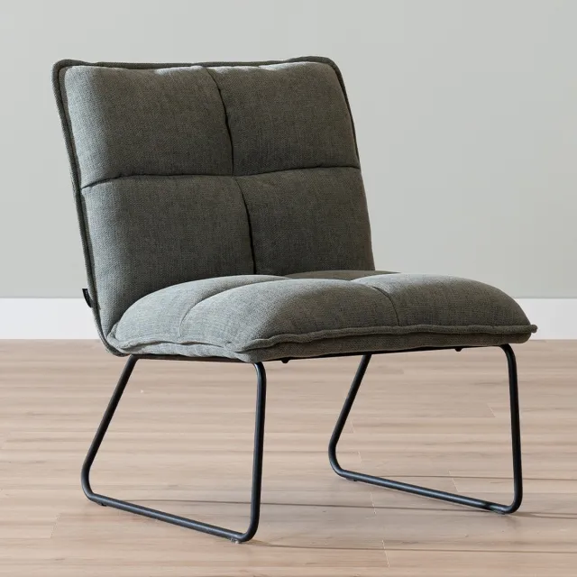Bronx71 Scandinavische fauteuil Joran groen Olive / groen