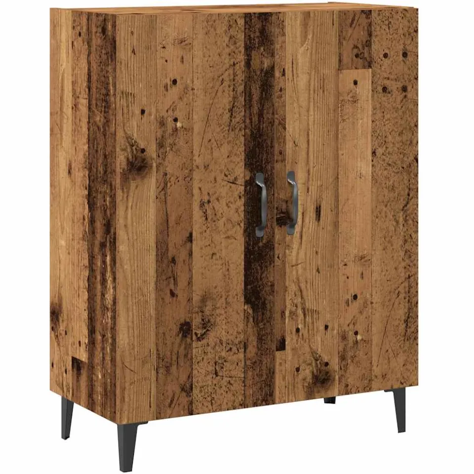 vidaXL Dressoir met wandkast bewerkt hout oud houtkleurig bruin, foto 3