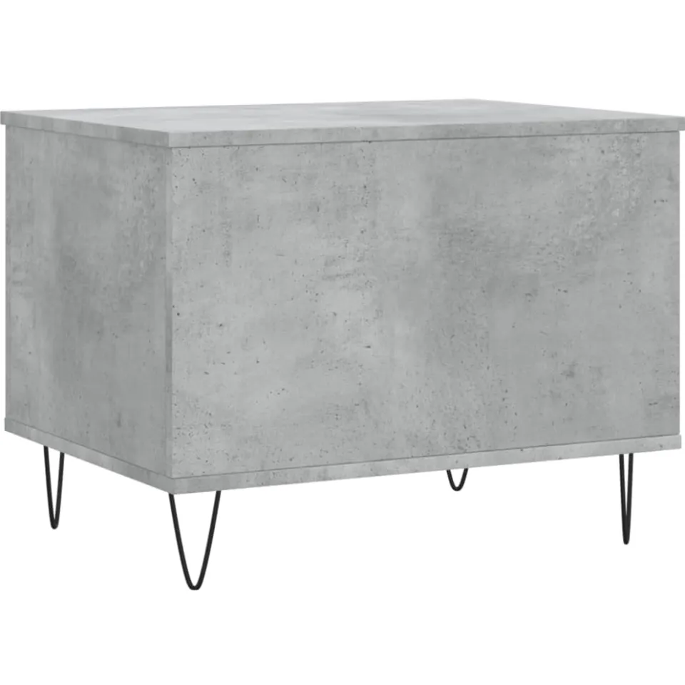 vidaXL Salontafel 60x44,5x45 cm bewerkt hout betongrijs grijs
