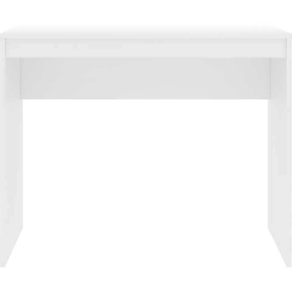 vidaXL Bureau 90x40x72 cm bewerkt hout wit