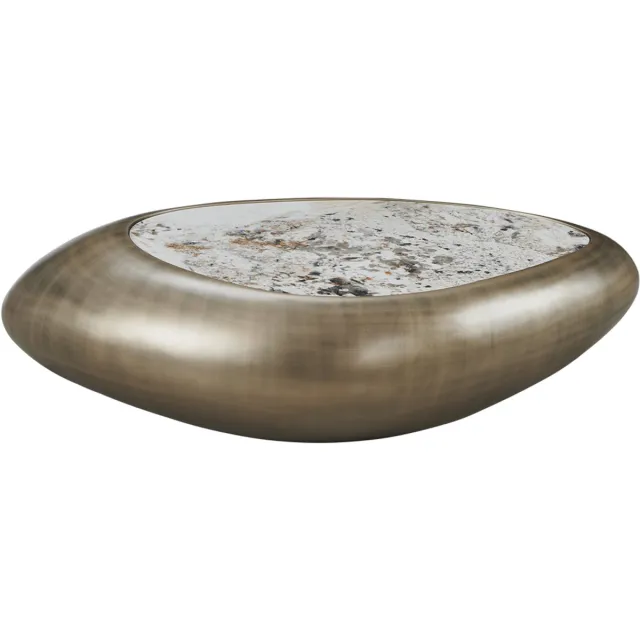 Tower Living Castello coffeetable 116x77 - Pandora ceramic Brons