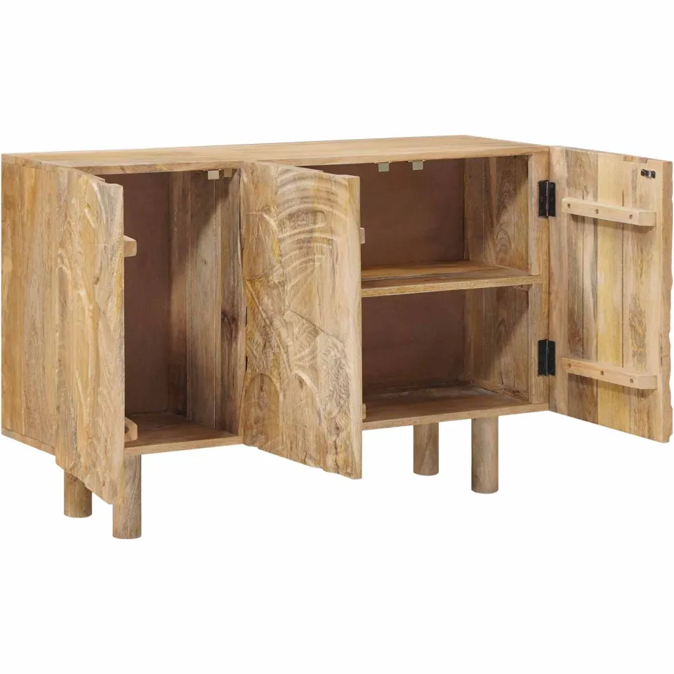 vidaXL Dressoir 100 x 30 x 65 cm bruin, foto 2