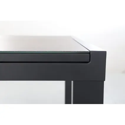 Central Park - Praxis Eigen Merk Central Park - Tuintafel - Andros - Aluminium/glas 146x94x75cm - Uitschuifbaar (tot 219cm), foto 5