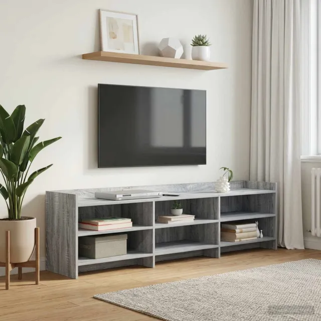 vidaXL TV-kast 168 x 33 x 47 cm Grijs Sonoma Bewerkt hout, foto 2