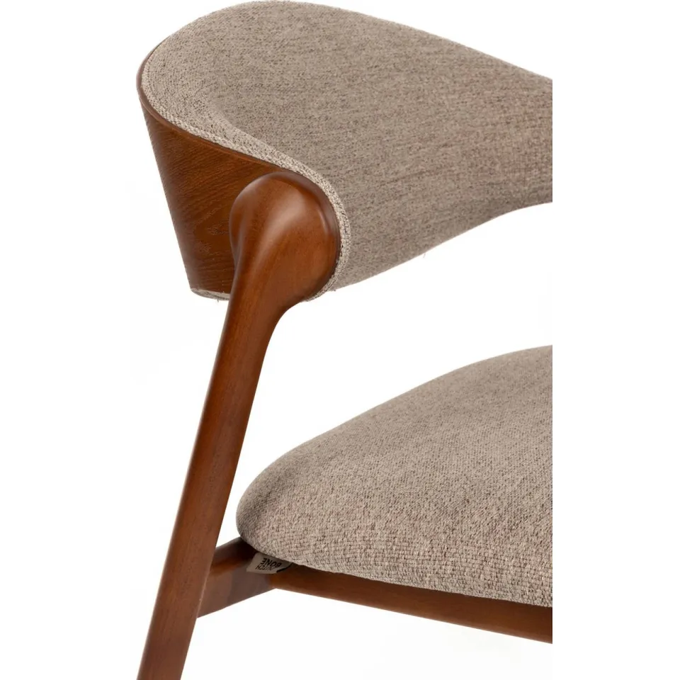 Dutchbone fauteuil Babington walnoot, foto 7