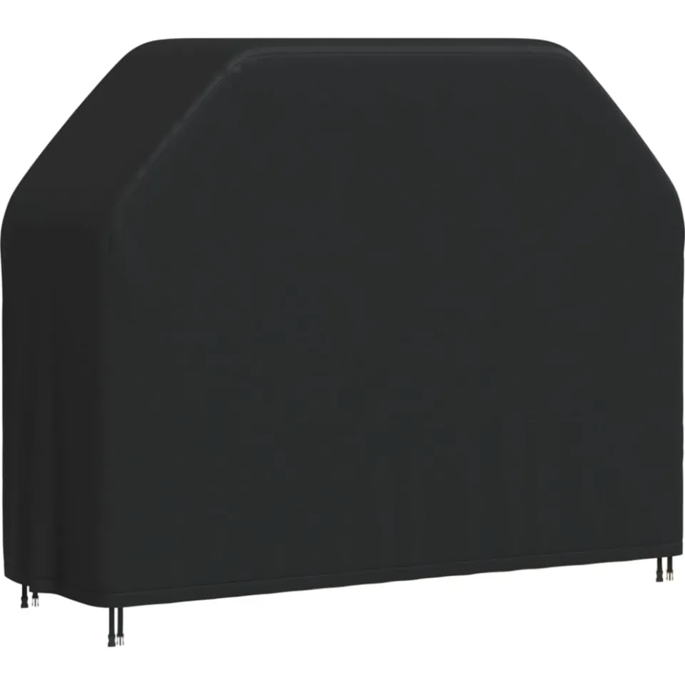 vidaXL Barbecuehoezen 2 st 162x61x122 cm 420D oxford stof zwart, foto 2