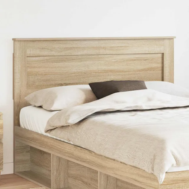 vidaXL Hoofdbord Sonoma Eiken Bewerkt hout Bruin