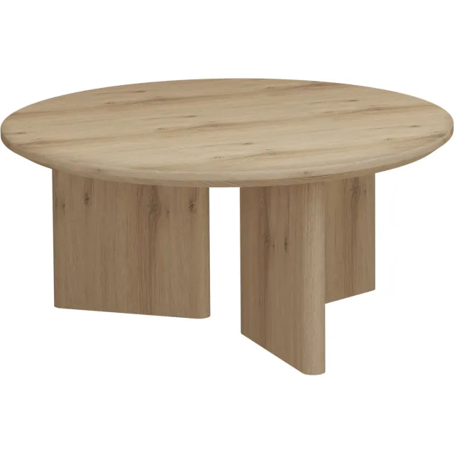 Notio Living Chatham-Ronde Salontafel - 80 cm eikenhout look