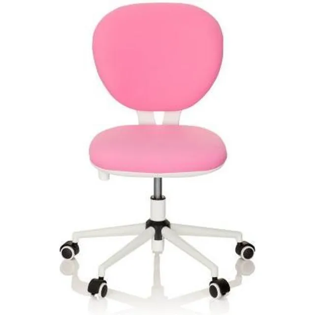 hjh office KID Vivo - Kinder bureaustoel - Roze - Stof