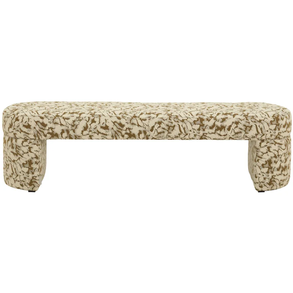 NOUS Living Nice eetkamerbank moss goud