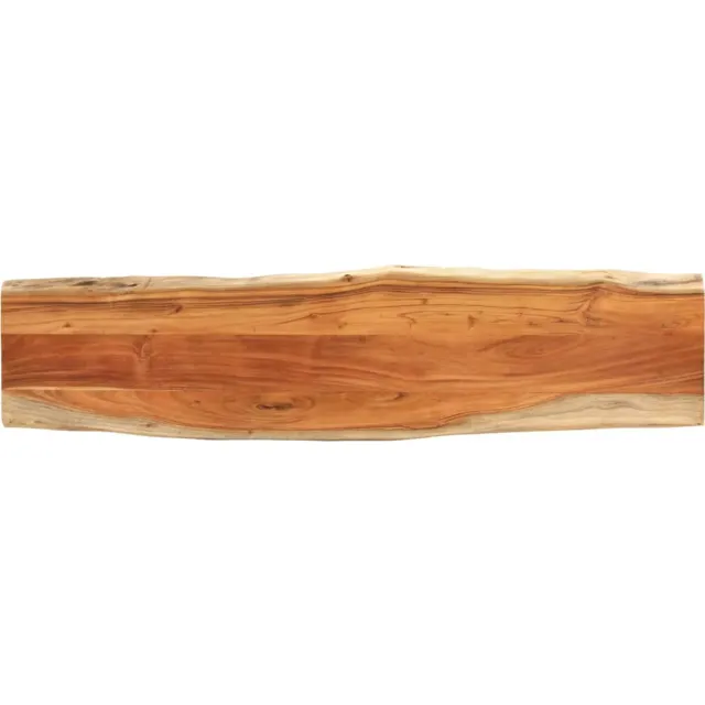 vidaXL Tafelblad rechthoekig natuurlijke rand 160x40x3,8 cm acaciahout Bruin
