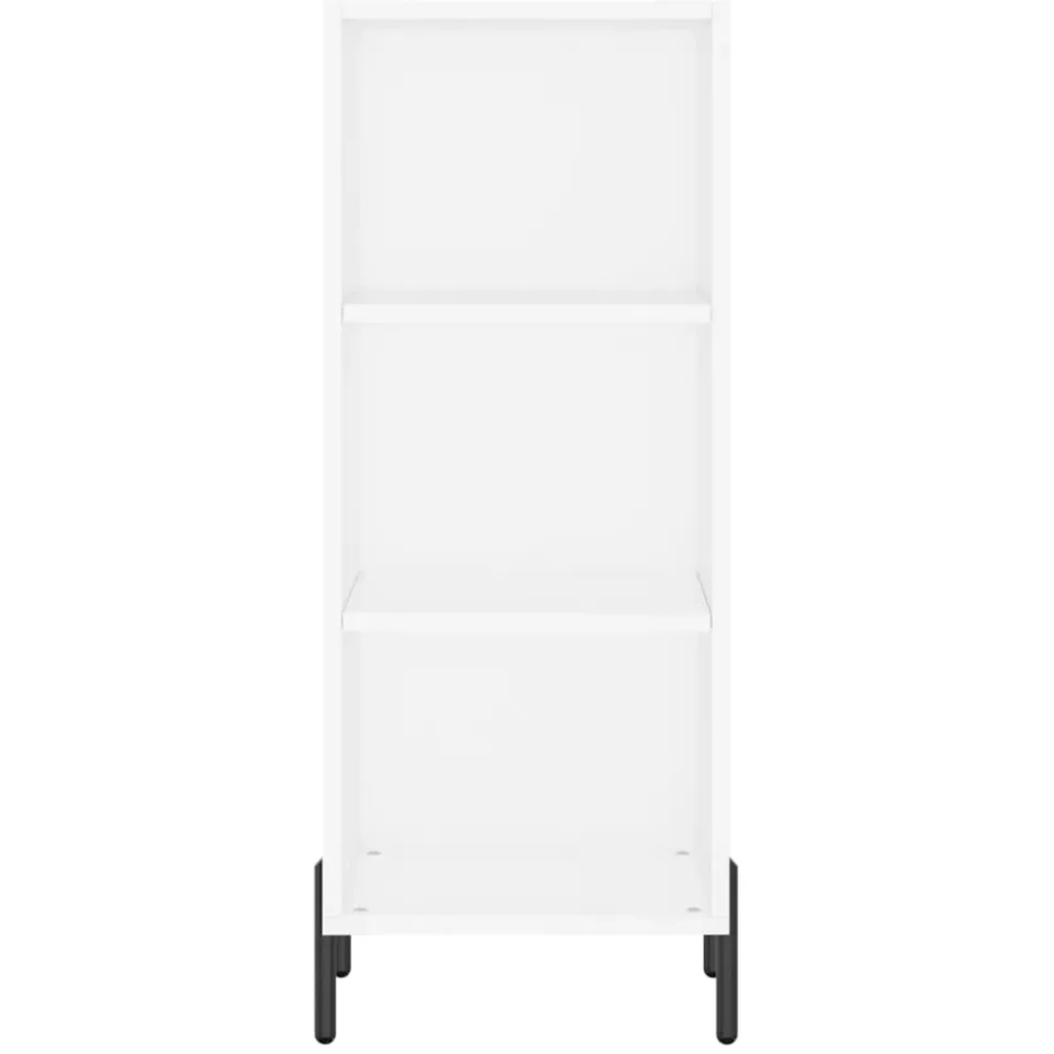 vidaXL Dressoir 34,5x32,5x90 cm bewerkt hout wit, foto 3