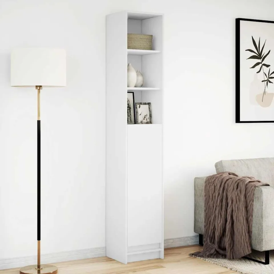 vidaXL Dressoir met LED 36x32,5x200 cm bewerkt hout wit, foto 2