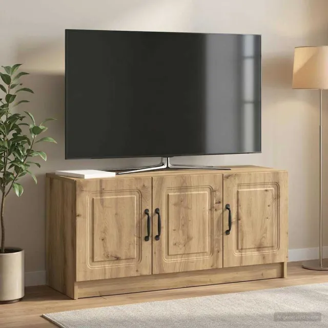 vidaXL Tv-meubel 99 x 34,5 x 47 cm Artisanaal eiken Bewerkt hout, foto 2
