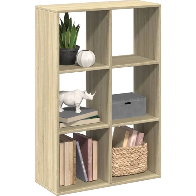 vidaXL Kamerscherm / boekenkast 69,5x29x103,5 cm hout sonoma eiken