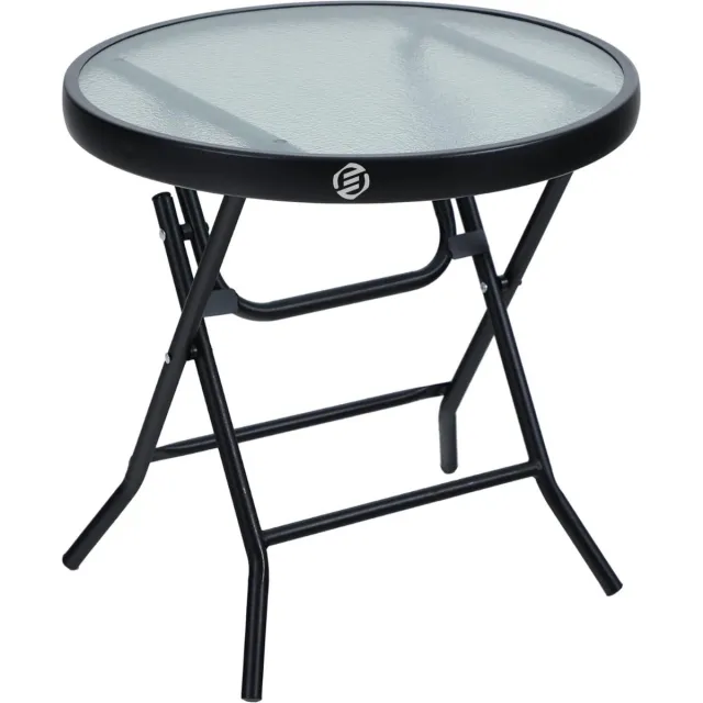 Equivera Bijzettafel Buiten - Bijzettafel Tuin - Salontafel Buiten - Salontafel Tuin - Koffietafel Buiten - Voor Binnen en Buiten - Must Have Voor Jouw Tuin! Veelkleurig