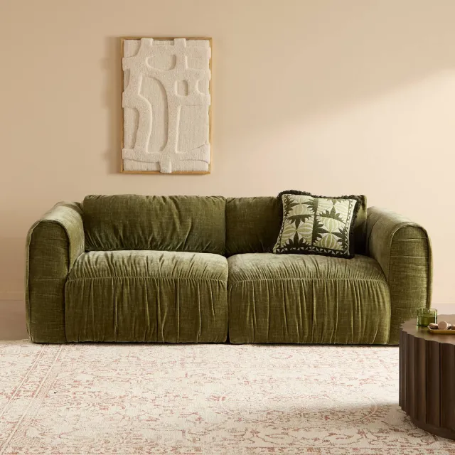 NOUS Living 2-zitsbank Kaia groen, foto 2