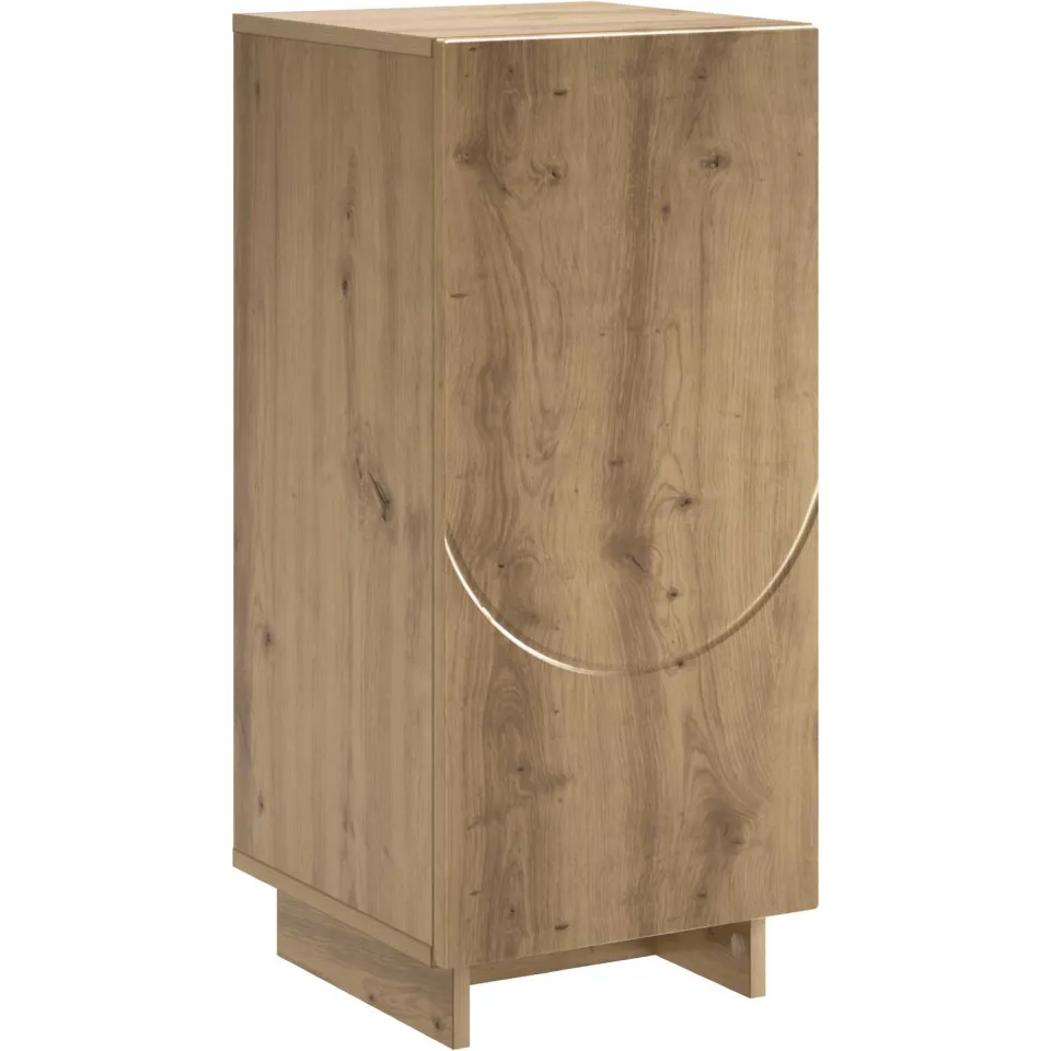 vidaXL Dressoir Artisanaal eiken 33,5 x 34,5 x 75 cm Bewerkt hout, foto 3