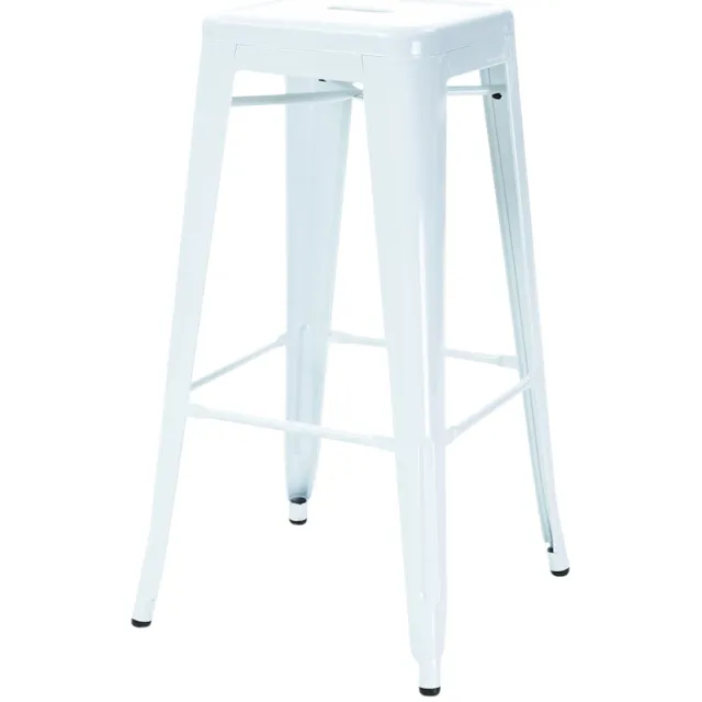 Legend Metalen barkruk wit - 65 cm