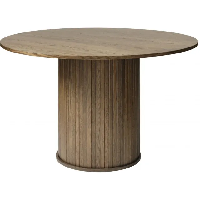 Nordic Home Kelly eettafel ø120 cm - donkerbruin