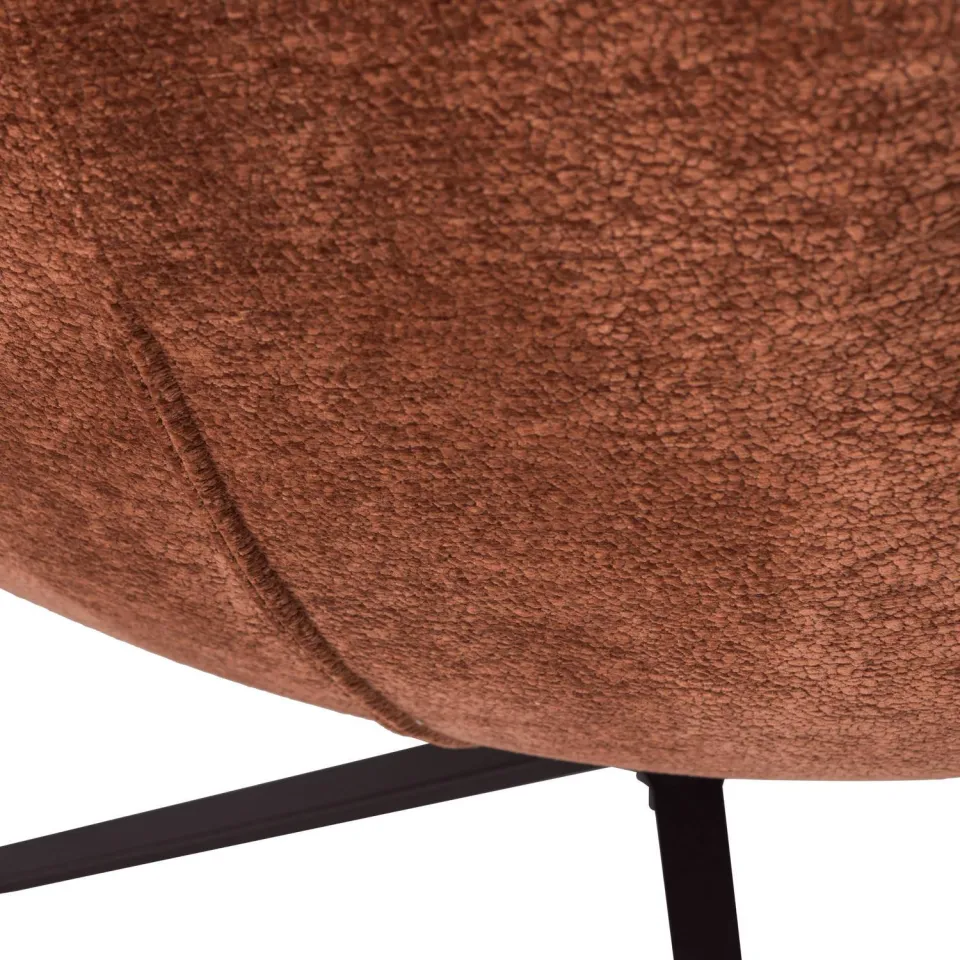WOOOD Maudi Draaifauteuil - Polyester - Naturel - 84x74x86, foto 7