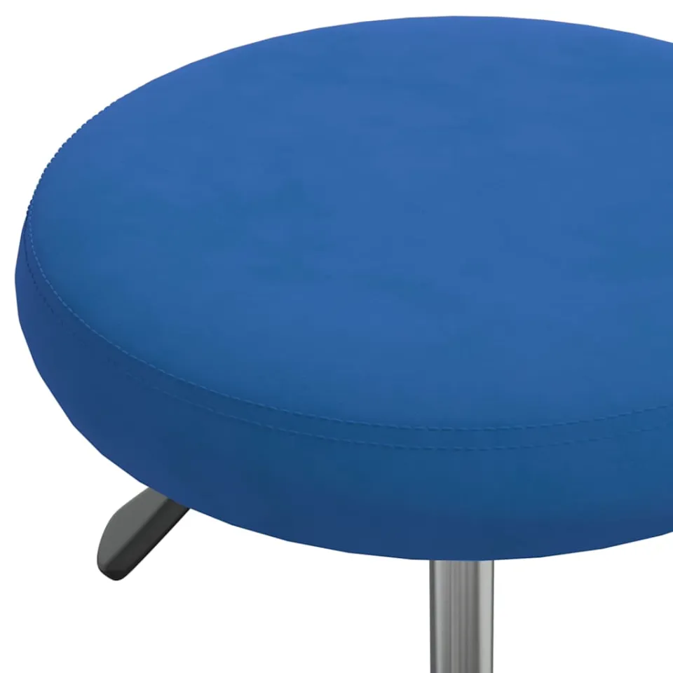 vidaXL Eetkamerstoel fluweel blauw, foto 4
