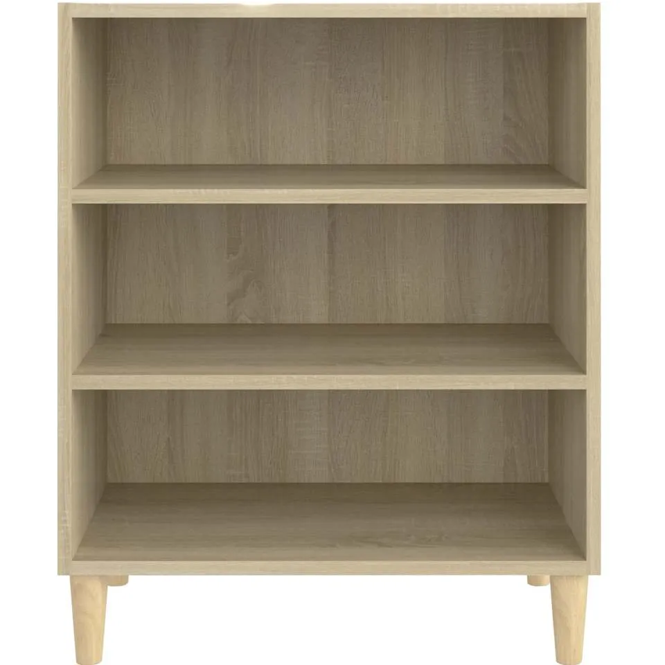 vidaXL Dressoir 57x35x70 cm bewerkt hout sonoma eikenkleurig Bruin