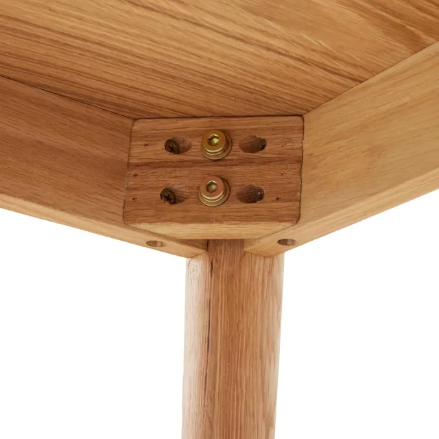 G***-M Salontafel Naturel Oil - Eiken Fineer - 70x70x52 cm - Salontafel Nyborg - Giga Meubel