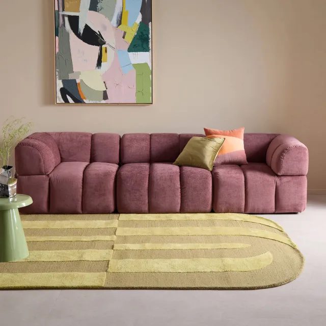 NOUS Living 3-zitsbank Nobu - roze, foto 2