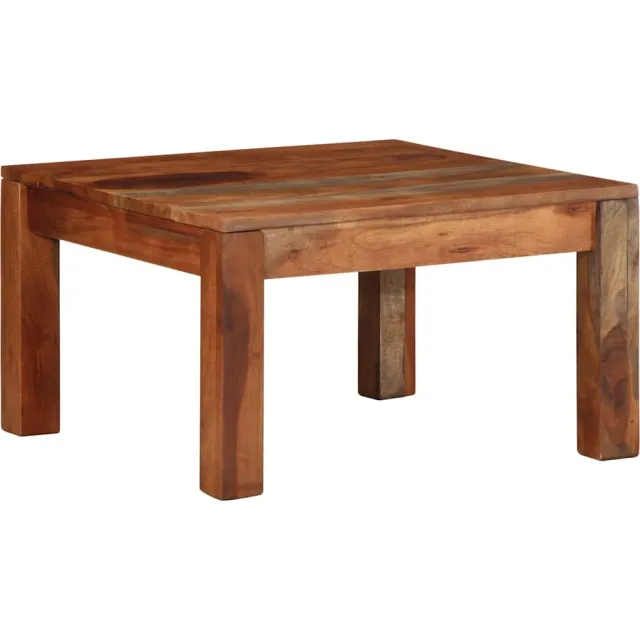 vidaXL Salontafel 60x60x35 cm massief acaciahout bruin, foto 2