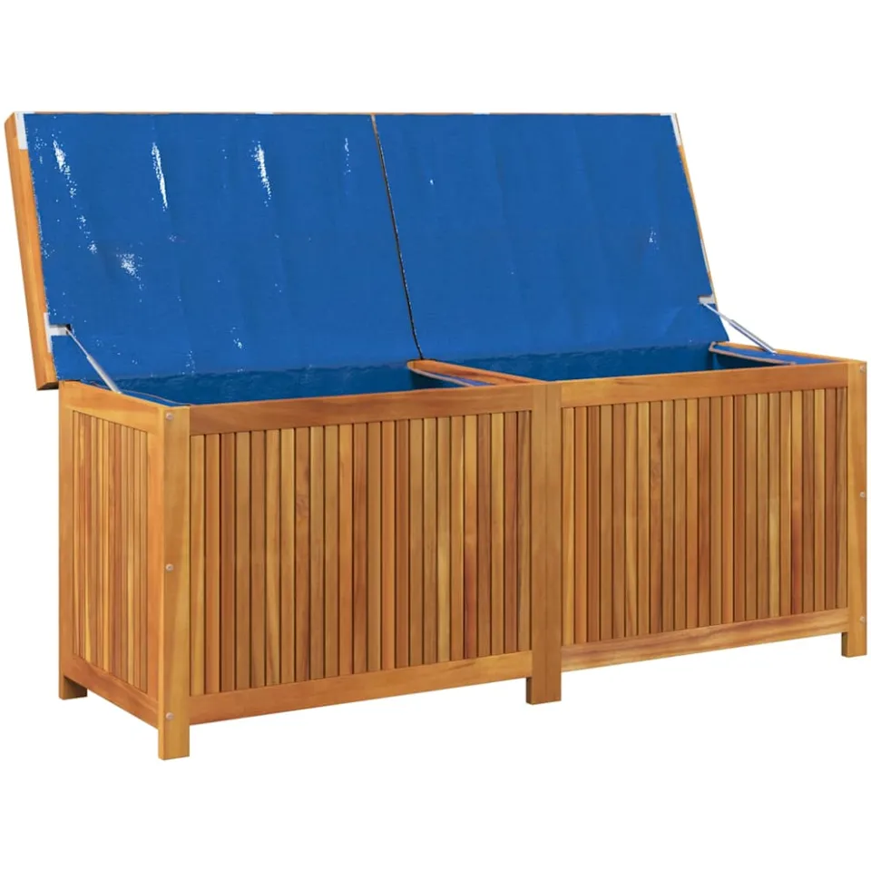 vidaXL Kussenbox voor buiten 150x50x60,5 cm massief acaciahout bruin, foto 4