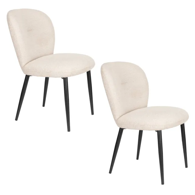 Housecraft Living Alaz eetkamerstoel wit