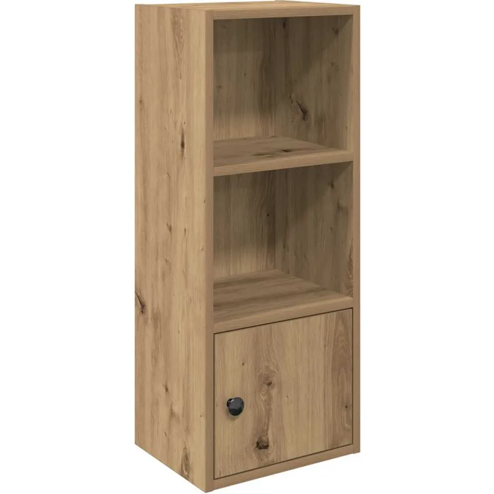 vidaXL Boekenkast 31x24x77 cm bewerkt hout artisanaal eikenkleurig, foto 3