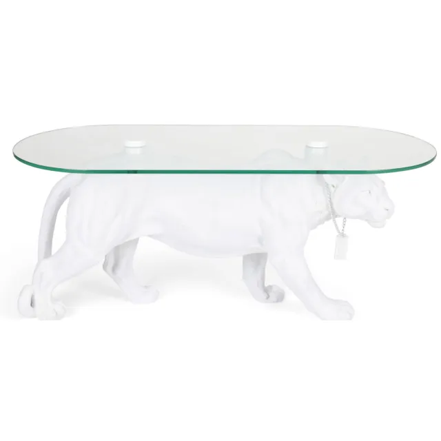Bold Monkey Dope As Hell Panter salontafel Wit
