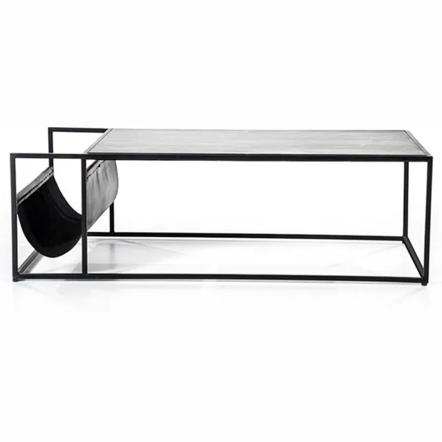 Eleonora Salontafel Dylan - 120x60cm Zwart