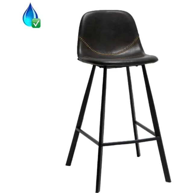 NordXL Kruk Logan eco-leer antraciet