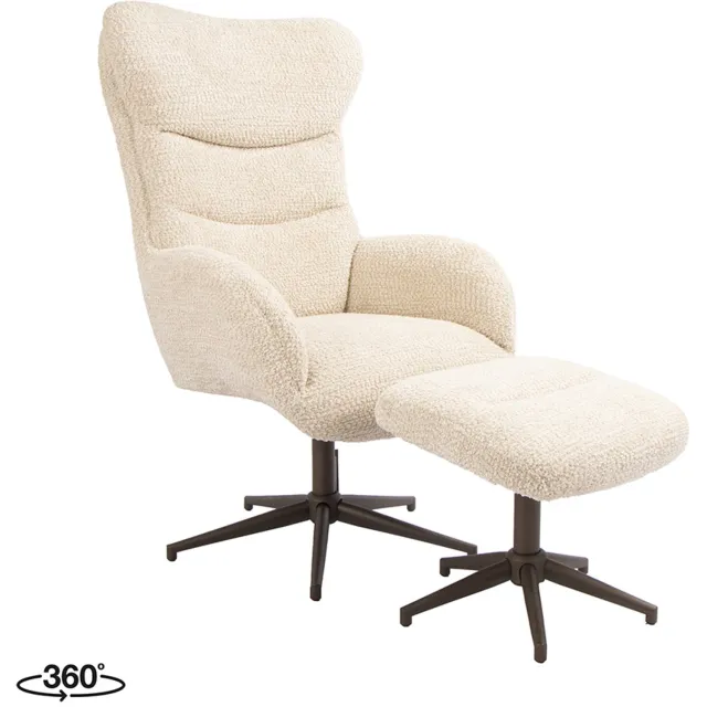 LABEL51 Cute Fauteuil - Naturel - Sweet - One Size