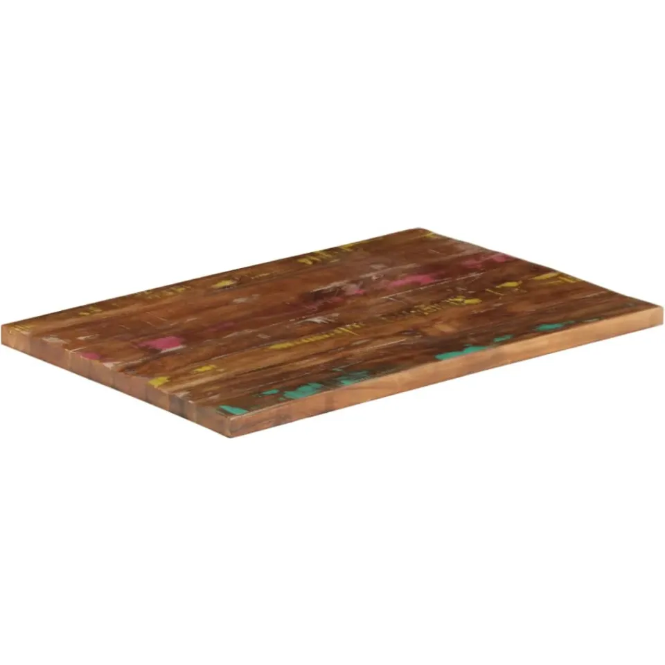 vidaXL Tafelblad rechthoekig 90x60x3,8 cm massief gerecycled hout bruin, foto 2