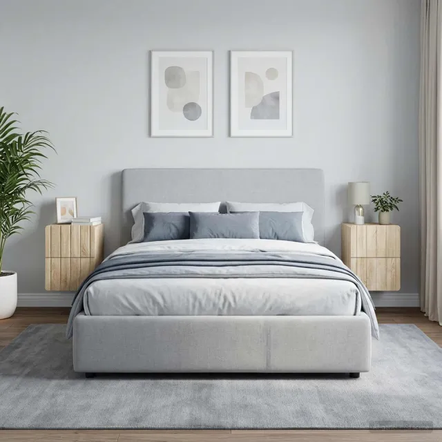 vidaXL Wandbeugel Bedkast 2 st Sonoma Eiken 33 x 34,5 x 43 cm, foto 2